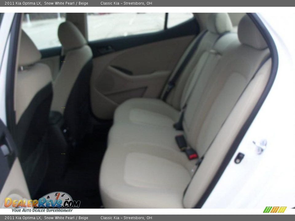 2011 Kia Optima LX Snow White Pearl / Beige Photo #15