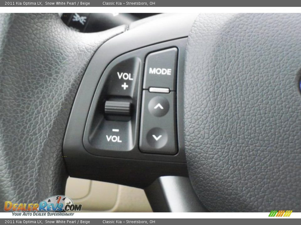 2011 Kia Optima LX Snow White Pearl / Beige Photo #17