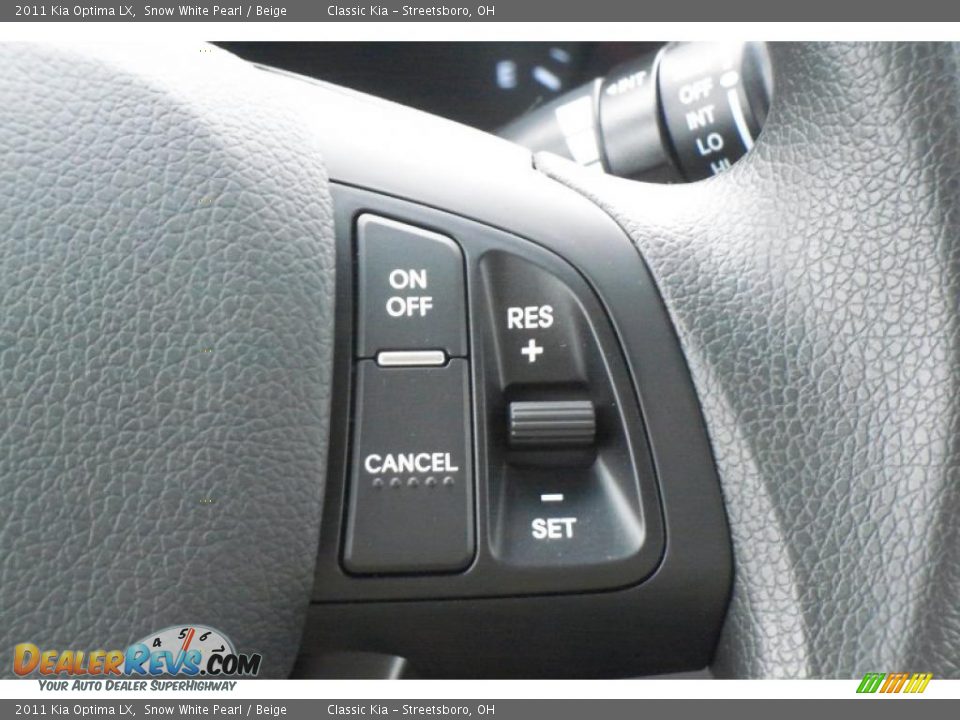 2011 Kia Optima LX Snow White Pearl / Beige Photo #18