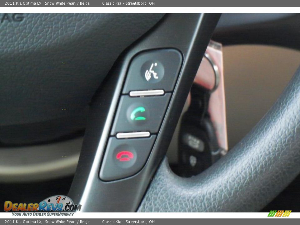 2011 Kia Optima LX Snow White Pearl / Beige Photo #20