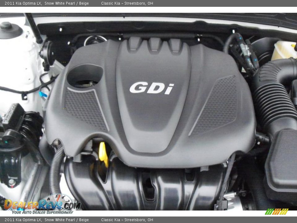 2011 Kia Optima LX Snow White Pearl / Beige Photo #26