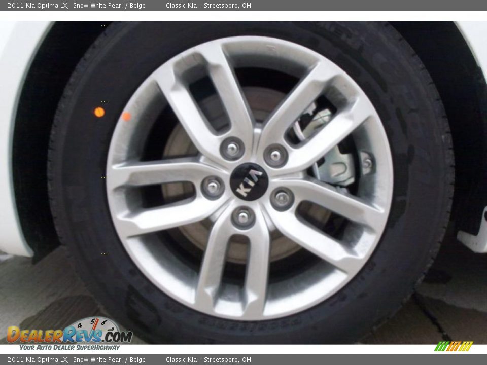 2011 Kia Optima LX Snow White Pearl / Beige Photo #27