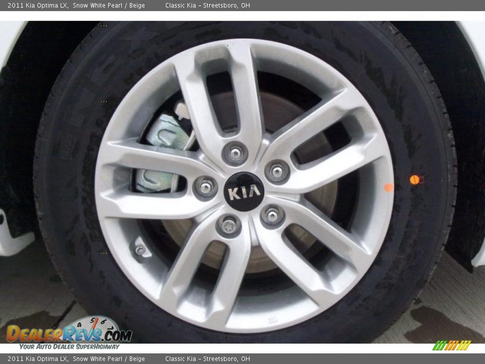 2011 Kia Optima LX Snow White Pearl / Beige Photo #31