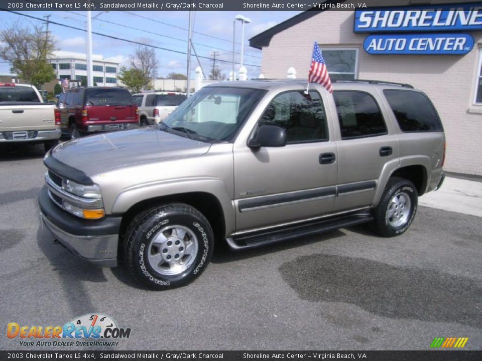 2003 Chevrolet Tahoe LS 4x4 Sandalwood Metallic / Gray/Dark Charcoal Photo #1