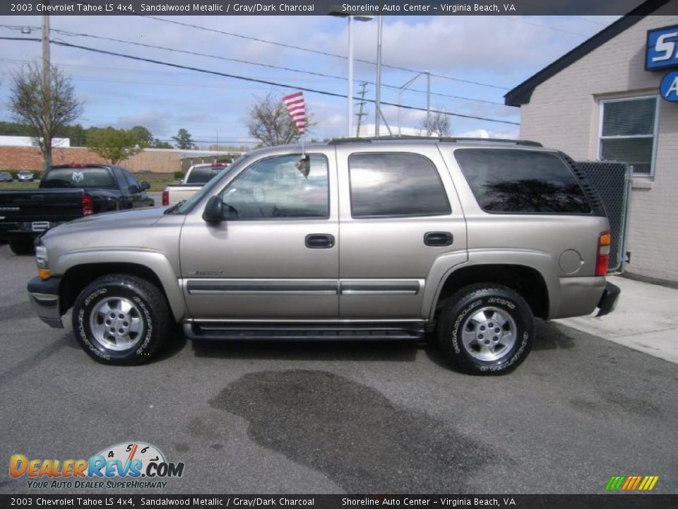 2003 Chevrolet Tahoe LS 4x4 Sandalwood Metallic / Gray/Dark Charcoal Photo #2