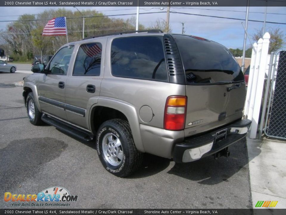 2003 Chevrolet Tahoe LS 4x4 Sandalwood Metallic / Gray/Dark Charcoal Photo #3