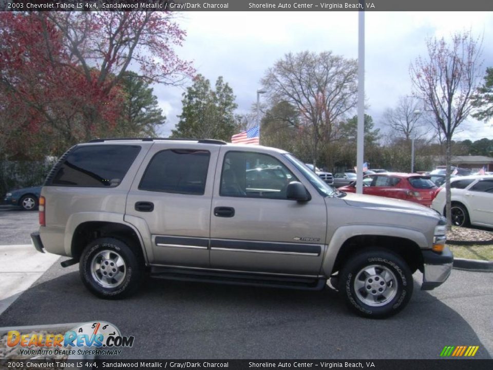 2003 Chevrolet Tahoe LS 4x4 Sandalwood Metallic / Gray/Dark Charcoal Photo #6