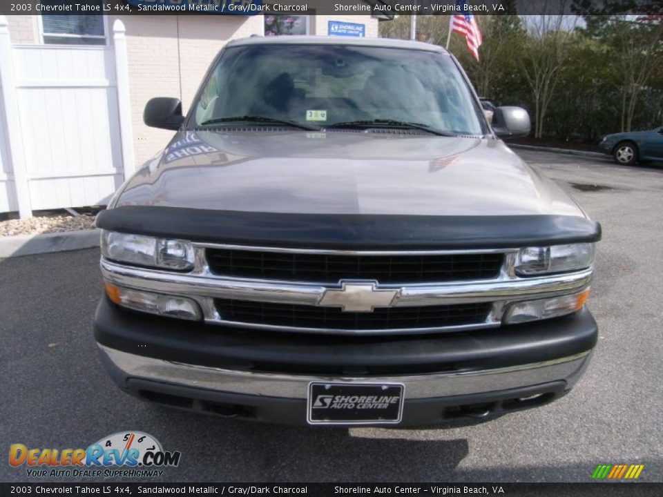 2003 Chevrolet Tahoe LS 4x4 Sandalwood Metallic / Gray/Dark Charcoal Photo #8
