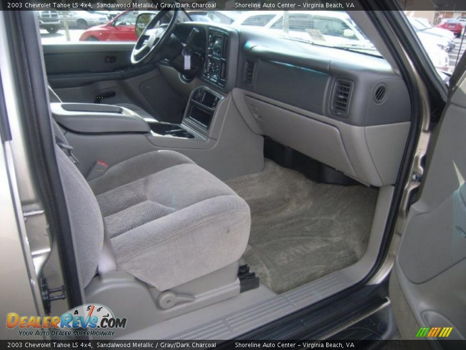 2003 Chevrolet Tahoe LS 4x4 Sandalwood Metallic / Gray/Dark Charcoal Photo #14