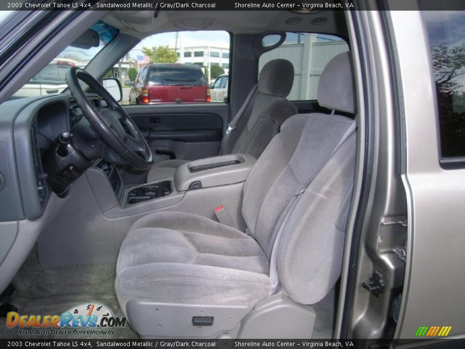 2003 Chevrolet Tahoe LS 4x4 Sandalwood Metallic / Gray/Dark Charcoal Photo #16