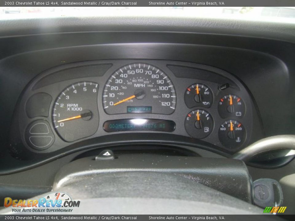 2003 Chevrolet Tahoe LS 4x4 Sandalwood Metallic / Gray/Dark Charcoal Photo #20