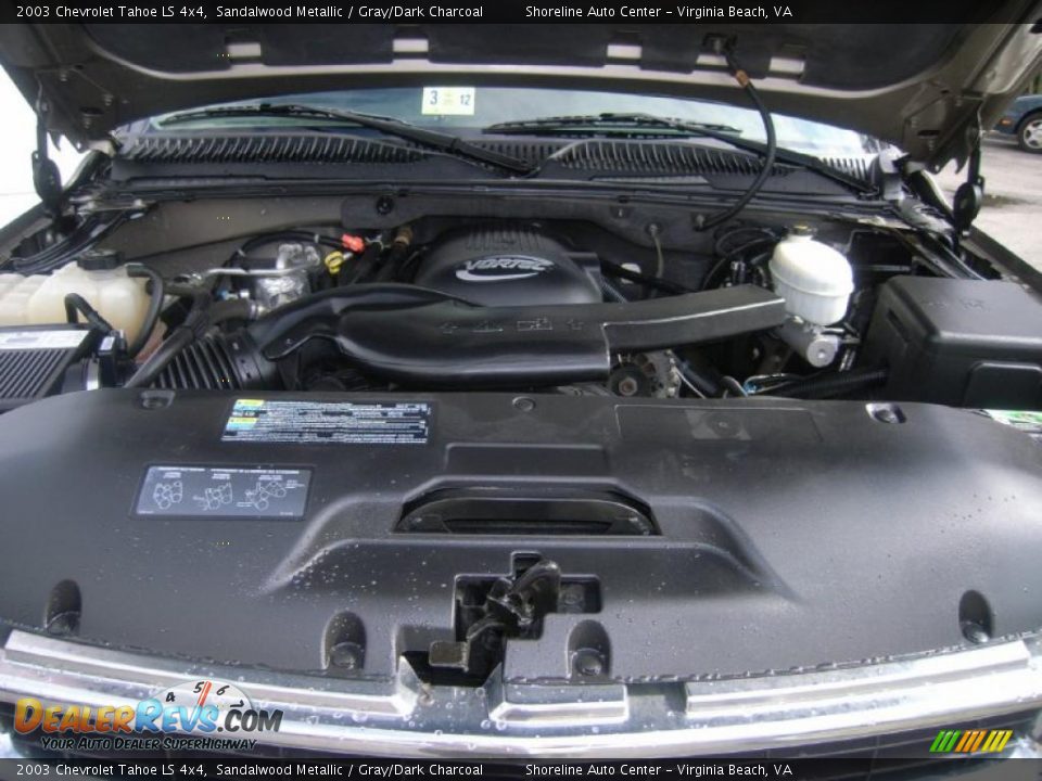 2003 Chevrolet Tahoe LS 4x4 Sandalwood Metallic / Gray/Dark Charcoal Photo #22