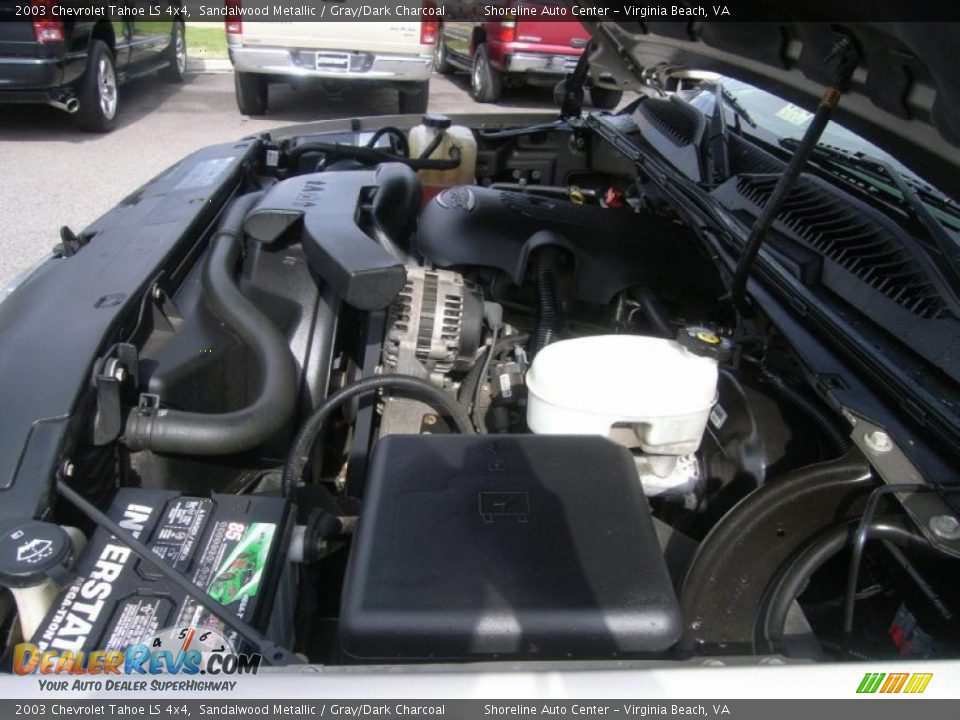 2003 Chevrolet Tahoe LS 4x4 Sandalwood Metallic / Gray/Dark Charcoal Photo #23