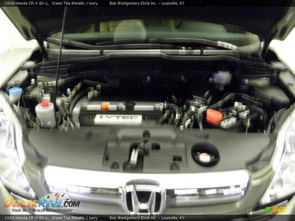2009 Honda CR-V EX-L Green Tea Metallic / Ivory Photo #5