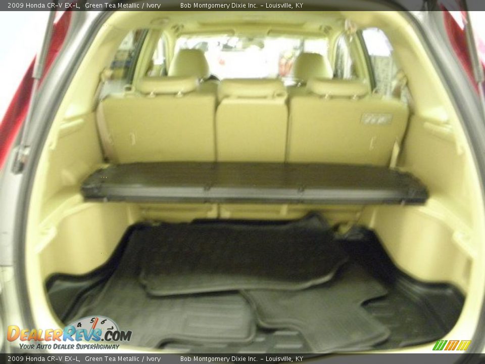 2009 Honda CR-V EX-L Green Tea Metallic / Ivory Photo #14