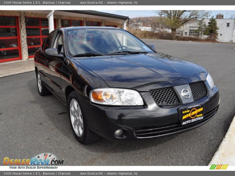 2006 Nissan Sentra 1.8 S Blackout / Charcoal Photo #4