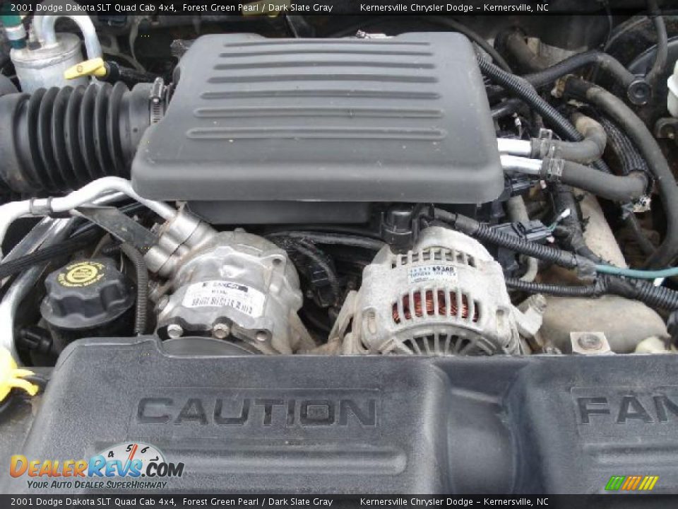 2001 Dodge Dakota SLT Quad Cab 4x4 4.7 Liter SOHC 16-Valve PowerTech V8 Engine Photo #22