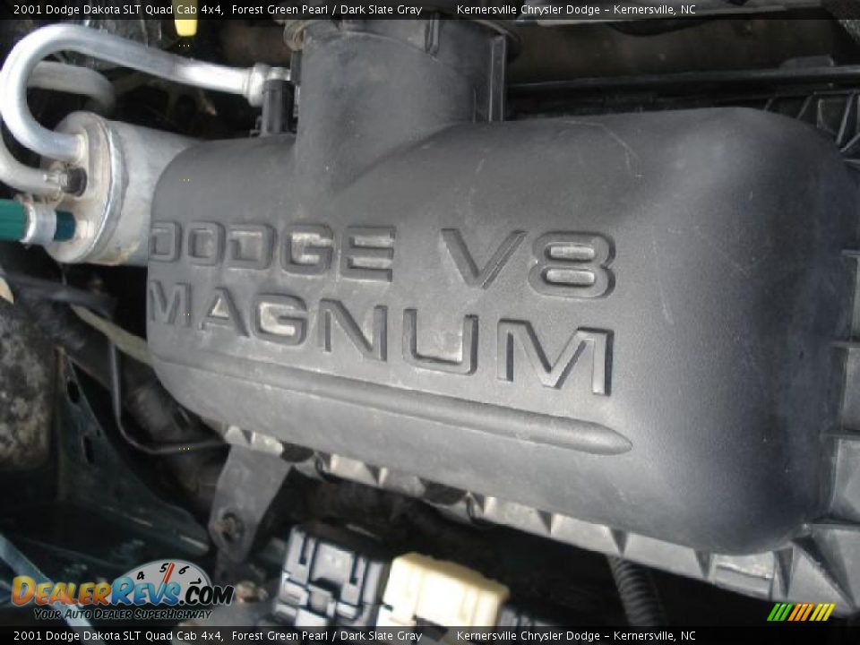 2001 Dodge Dakota SLT Quad Cab 4x4 4.7 Liter SOHC 16-Valve PowerTech V8 Engine Photo #23