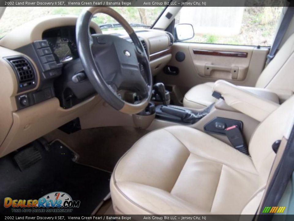 Bahama Beige Interior - 2002 Land Rover Discovery II SE7 Photo #8