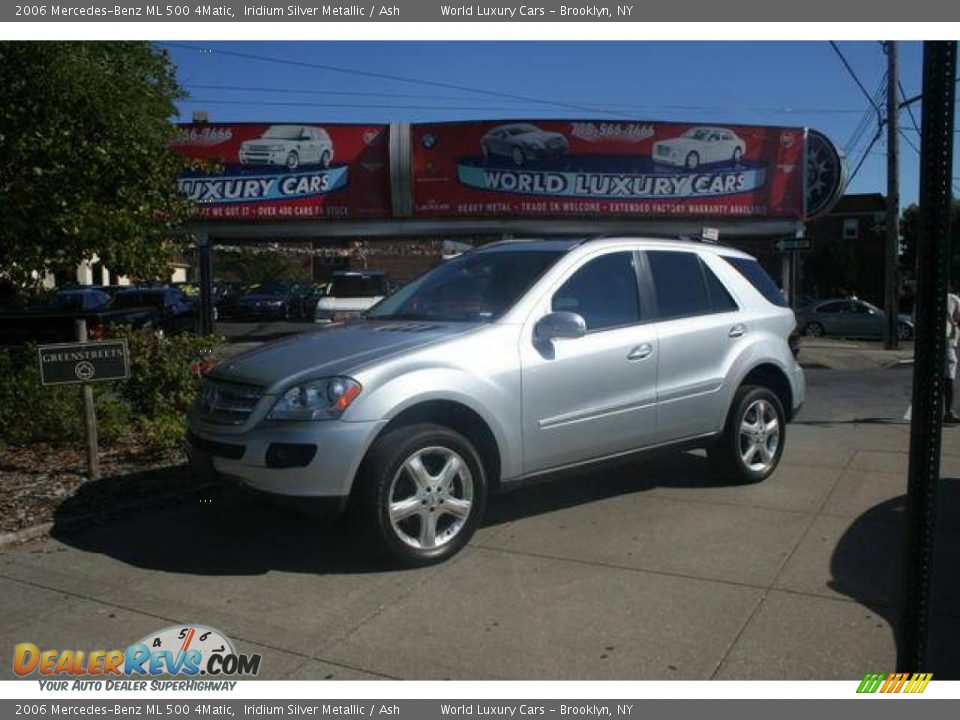 2006 Mercedes-Benz ML 500 4Matic Iridium Silver Metallic / Ash Photo #1