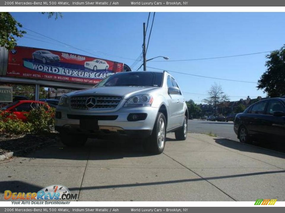 2006 Mercedes-Benz ML 500 4Matic Iridium Silver Metallic / Ash Photo #2