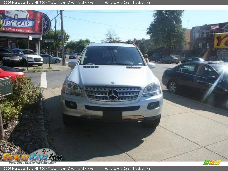 2006 Mercedes-Benz ML 500 4Matic Iridium Silver Metallic / Ash Photo #3