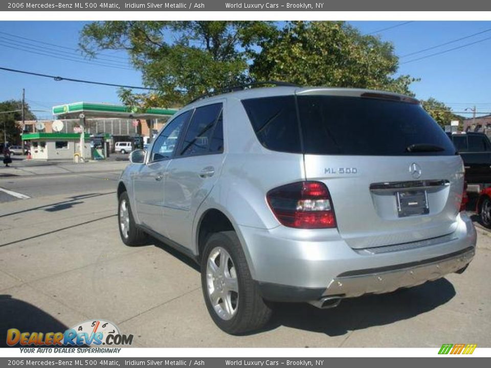 2006 Mercedes-Benz ML 500 4Matic Iridium Silver Metallic / Ash Photo #4