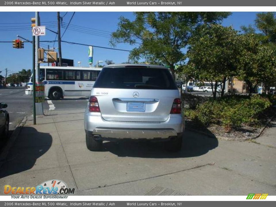 2006 Mercedes-Benz ML 500 4Matic Iridium Silver Metallic / Ash Photo #5