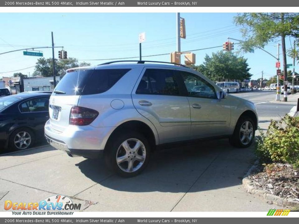 2006 Mercedes-Benz ML 500 4Matic Iridium Silver Metallic / Ash Photo #6
