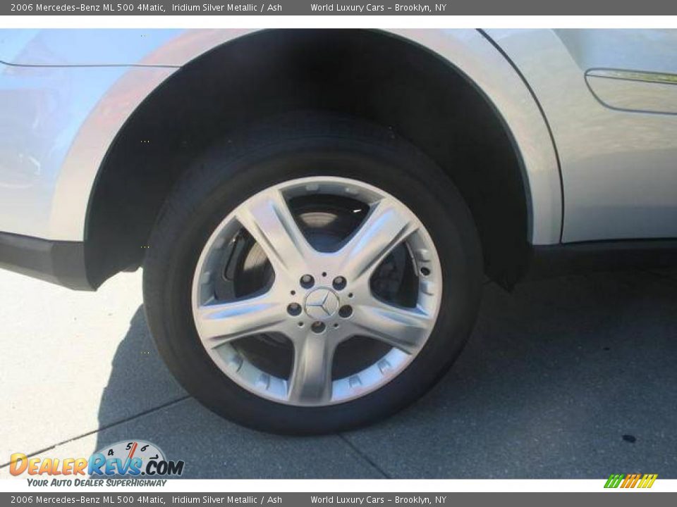 2006 Mercedes-Benz ML 500 4Matic Iridium Silver Metallic / Ash Photo #8
