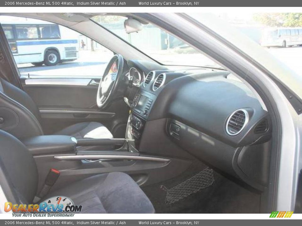 2006 Mercedes-Benz ML 500 4Matic Iridium Silver Metallic / Ash Photo #10