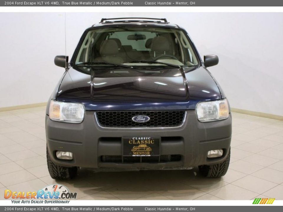 2004 Ford Escape XLT V6 4WD True Blue Metallic / Medium/Dark Pebble Photo #2