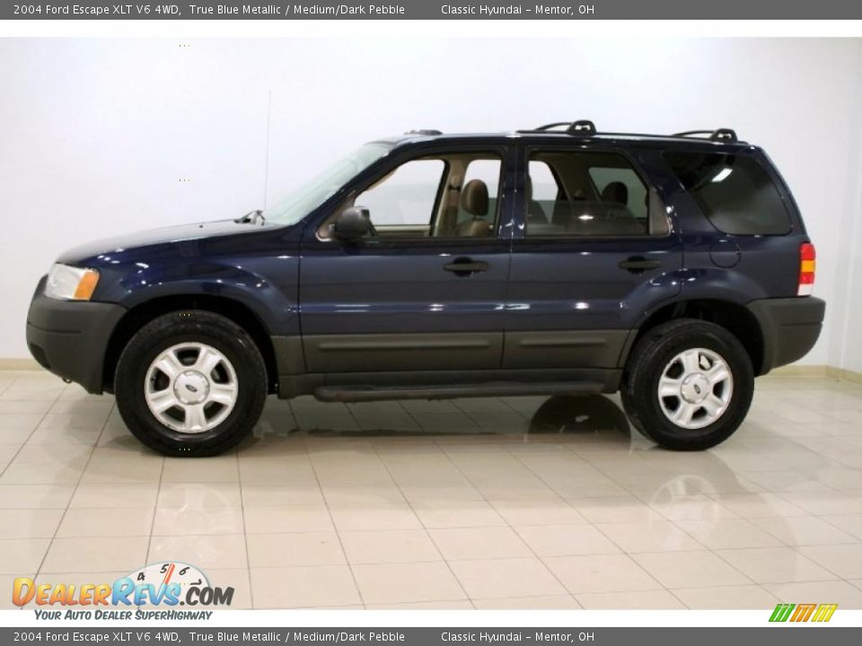 True Blue Metallic 2004 Ford Escape XLT V6 4WD Photo #4