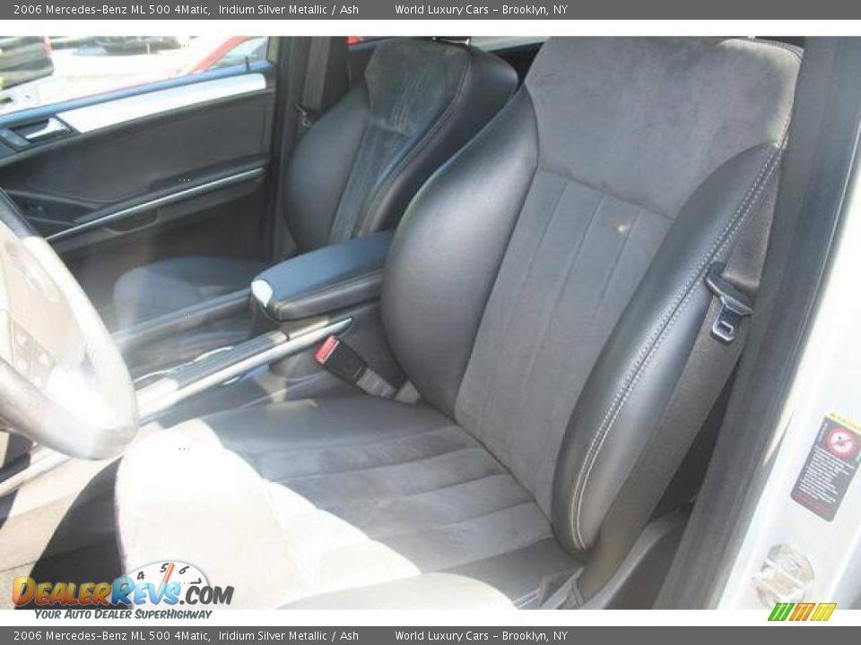 2006 Mercedes-Benz ML 500 4Matic Iridium Silver Metallic / Ash Photo #11