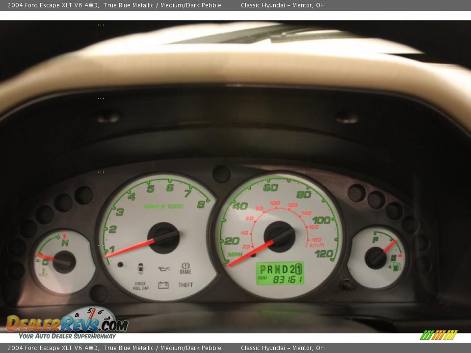 2004 Ford Escape XLT V6 4WD Gauges Photo #10