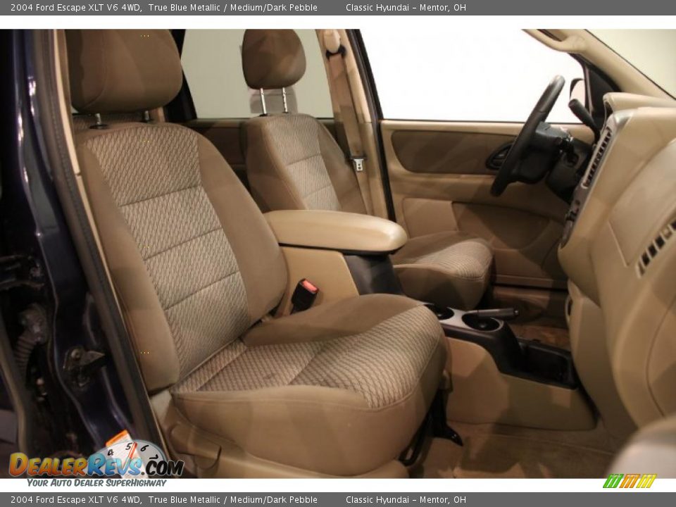 Medium/Dark Pebble Interior - 2004 Ford Escape XLT V6 4WD Photo #13
