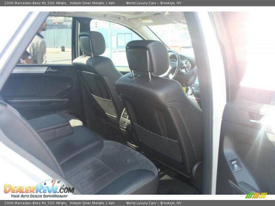 2006 Mercedes-Benz ML 500 4Matic Iridium Silver Metallic / Ash Photo #12