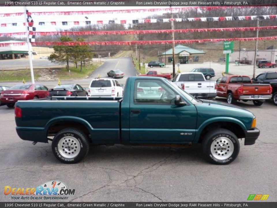 Emerald Green Metallic 1996 Chevrolet S10 LS Regular Cab Photo #6