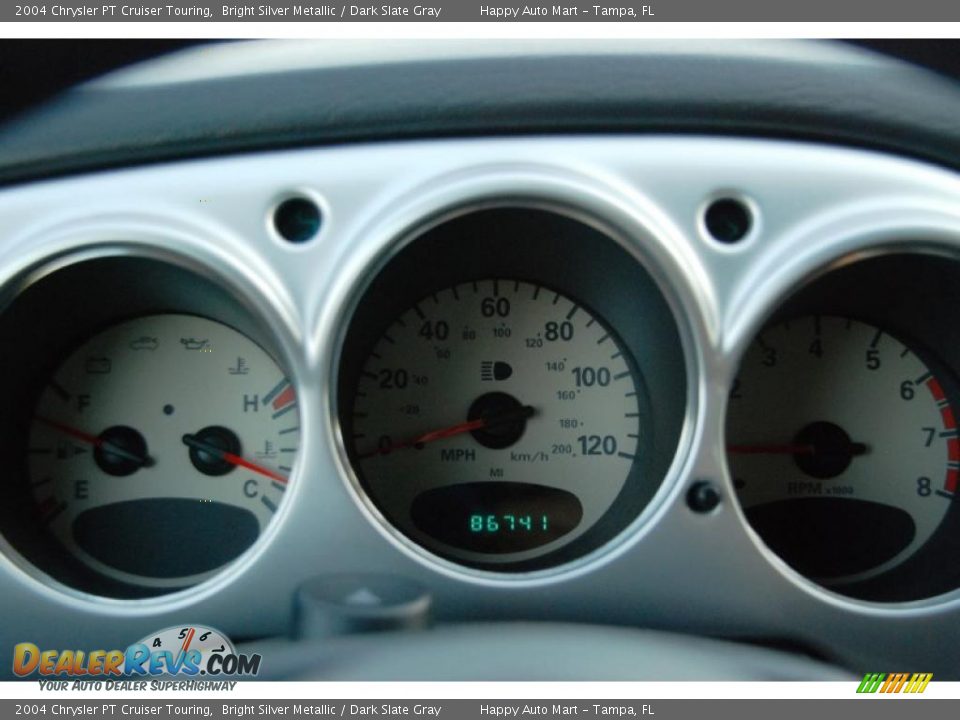2004 Chrysler PT Cruiser Touring Bright Silver Metallic / Dark Slate Gray Photo #13