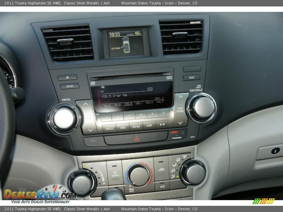 2011 Toyota Highlander SE 4WD Classic Silver Metallic / Ash Photo #10