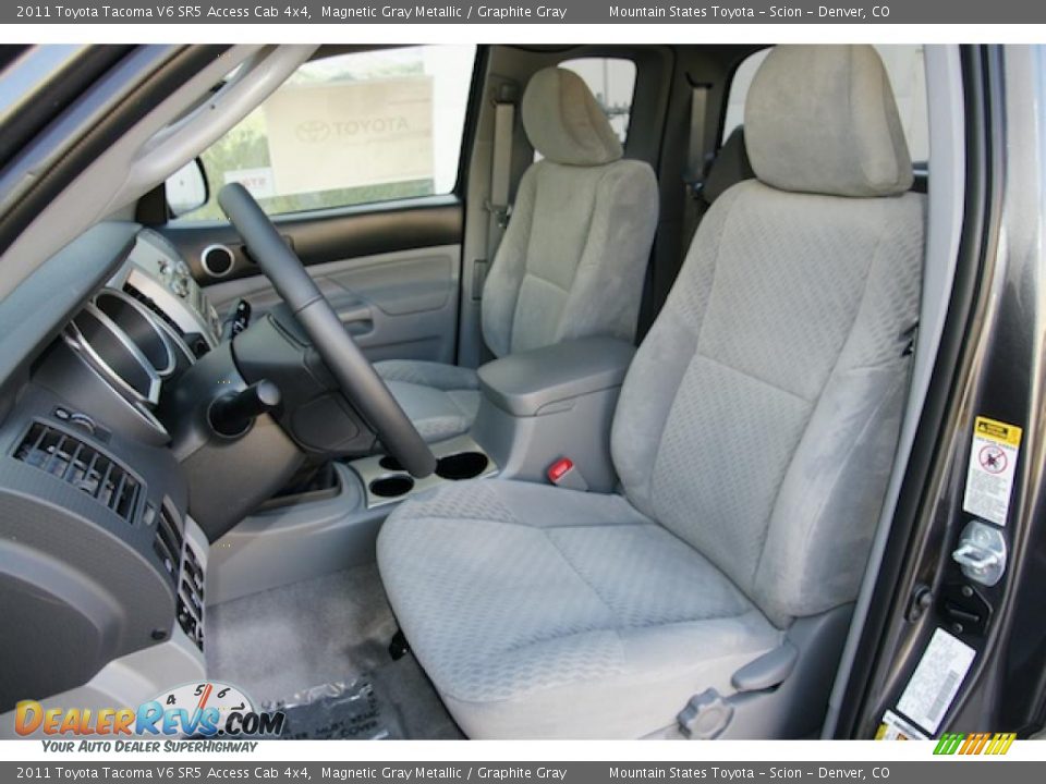 2011 Toyota Tacoma V6 SR5 Access Cab 4x4 Magnetic Gray Metallic / Graphite Gray Photo #5