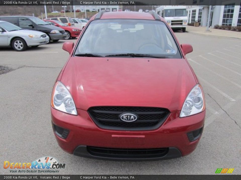 Volcanic Red 2008 Kia Rondo LX V6 Photo #4