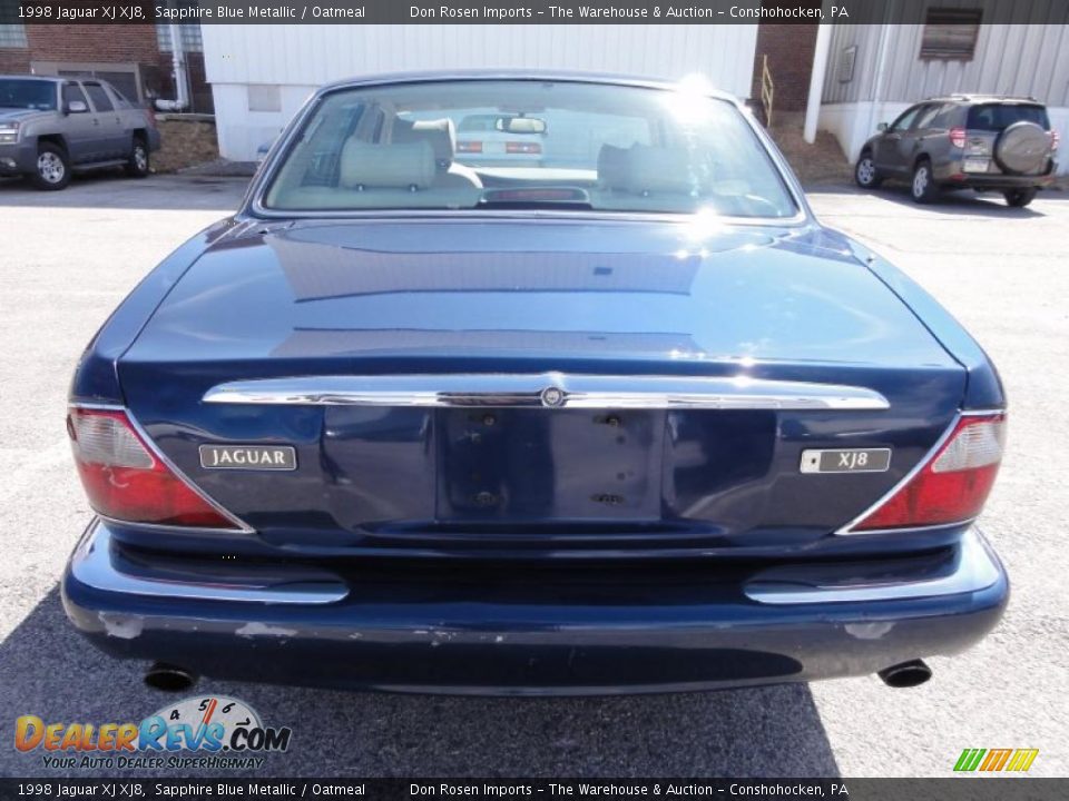 Sapphire Blue Metallic 1998 Jaguar XJ XJ8 Photo #9