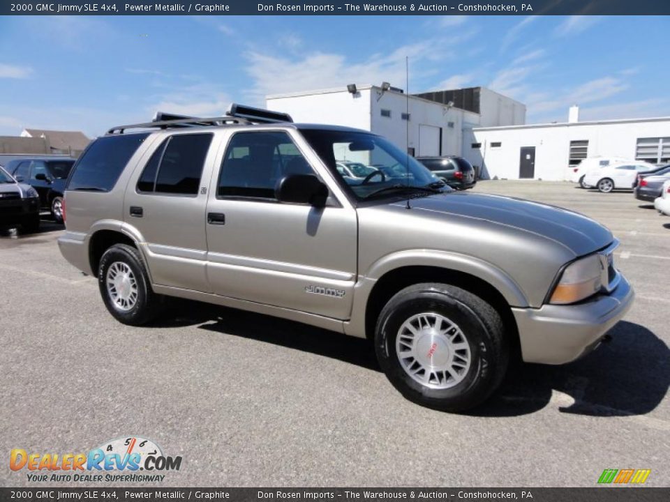 Pewter Metallic 2000 GMC Jimmy SLE 4x4 Photo #6