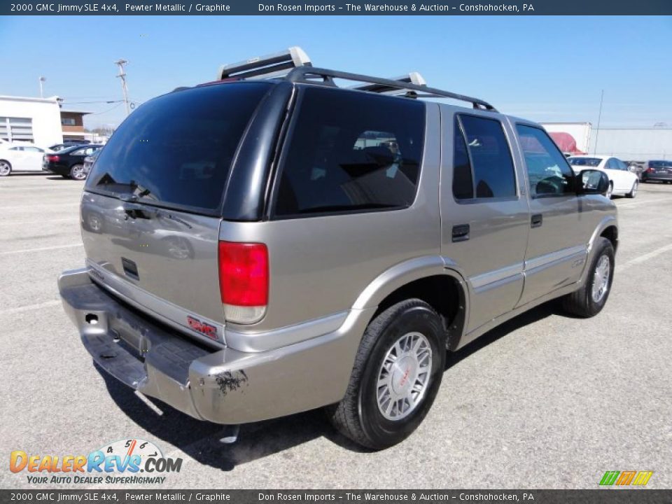 Pewter Metallic 2000 GMC Jimmy SLE 4x4 Photo #8