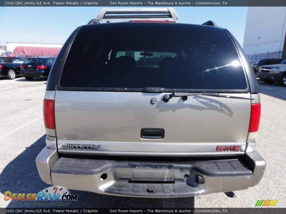 2000 GMC Jimmy SLE 4x4 Pewter Metallic / Graphite Photo #9