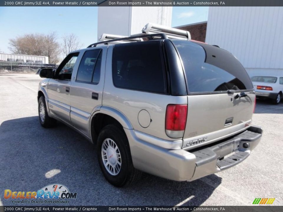 2000 GMC Jimmy SLE 4x4 Pewter Metallic / Graphite Photo #10