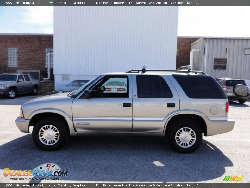 2000 GMC Jimmy SLE 4x4 Pewter Metallic / Graphite Photo #11
