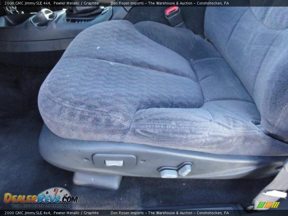 2000 GMC Jimmy SLE 4x4 Pewter Metallic / Graphite Photo #16