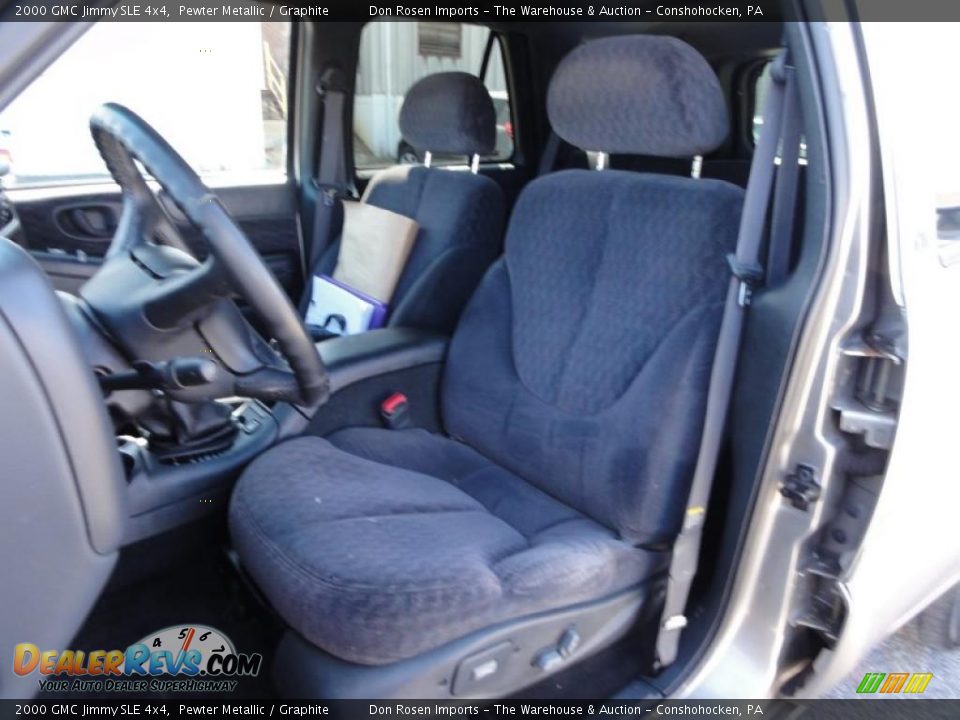 2000 GMC Jimmy SLE 4x4 Pewter Metallic / Graphite Photo #17